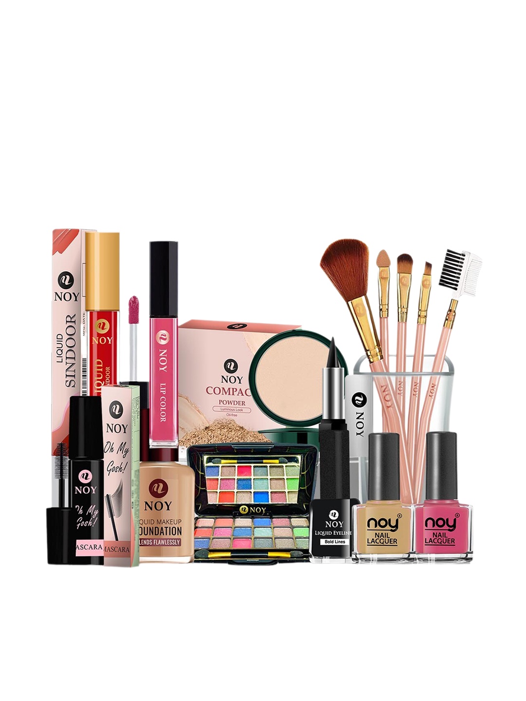 

NOY Women Set of 15 Bliss Makeup Combo Kit - #102, Multi