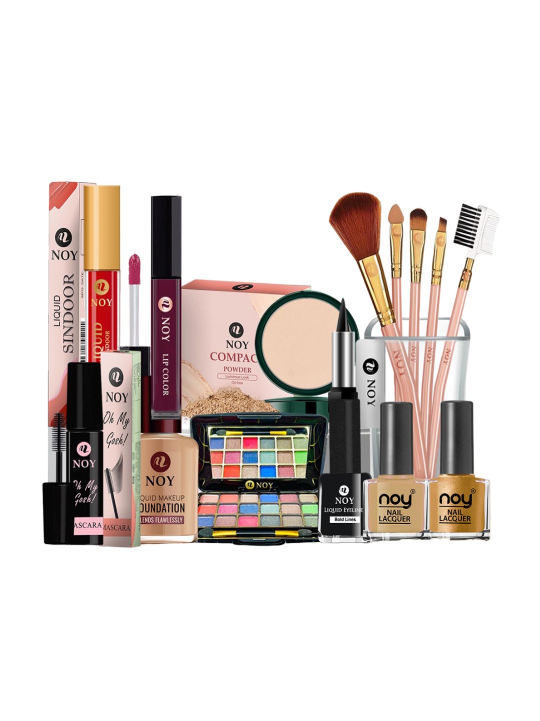

NOY Makeup Combo - Seamless Blend Of Beauty Essentials - Combo No 157, Multi