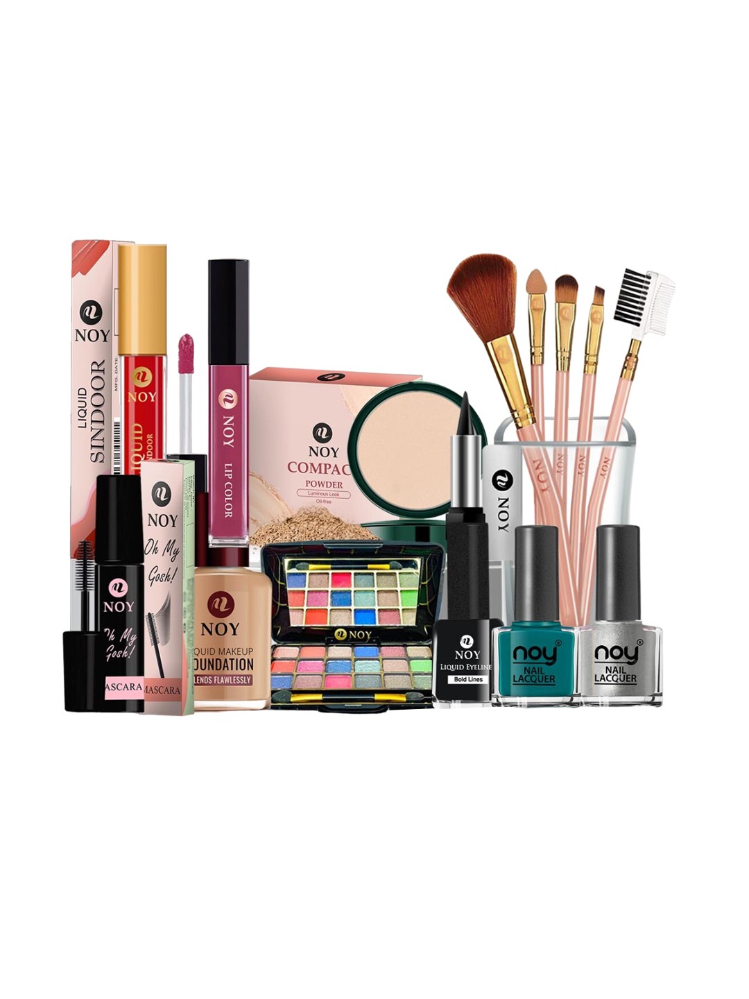 

NOY Set Of 15 Harmonia Makeup Kit Combo - #322, Multi