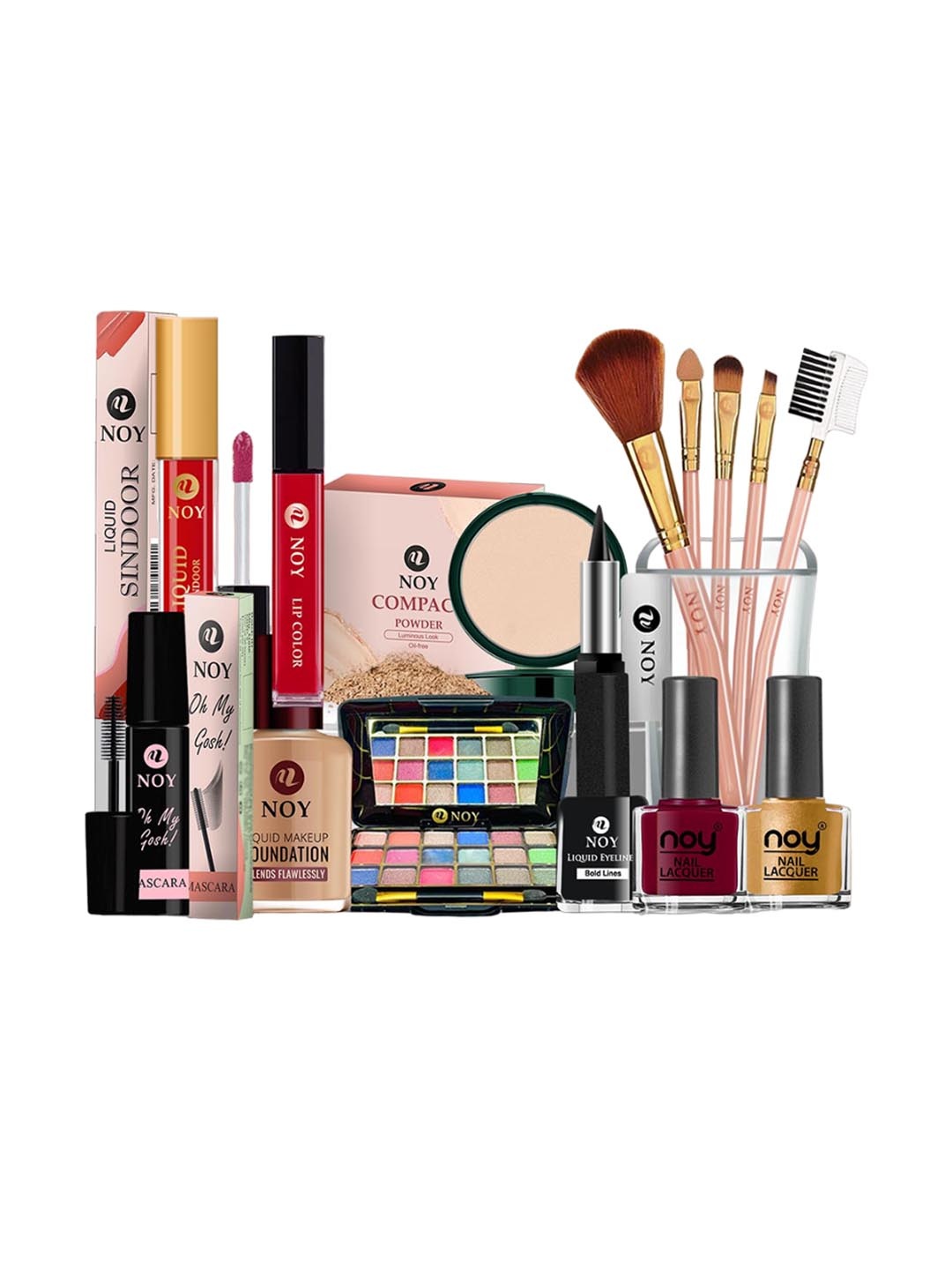 

NOY Set Of 15 Makeup Kit Combo - #480, Multi