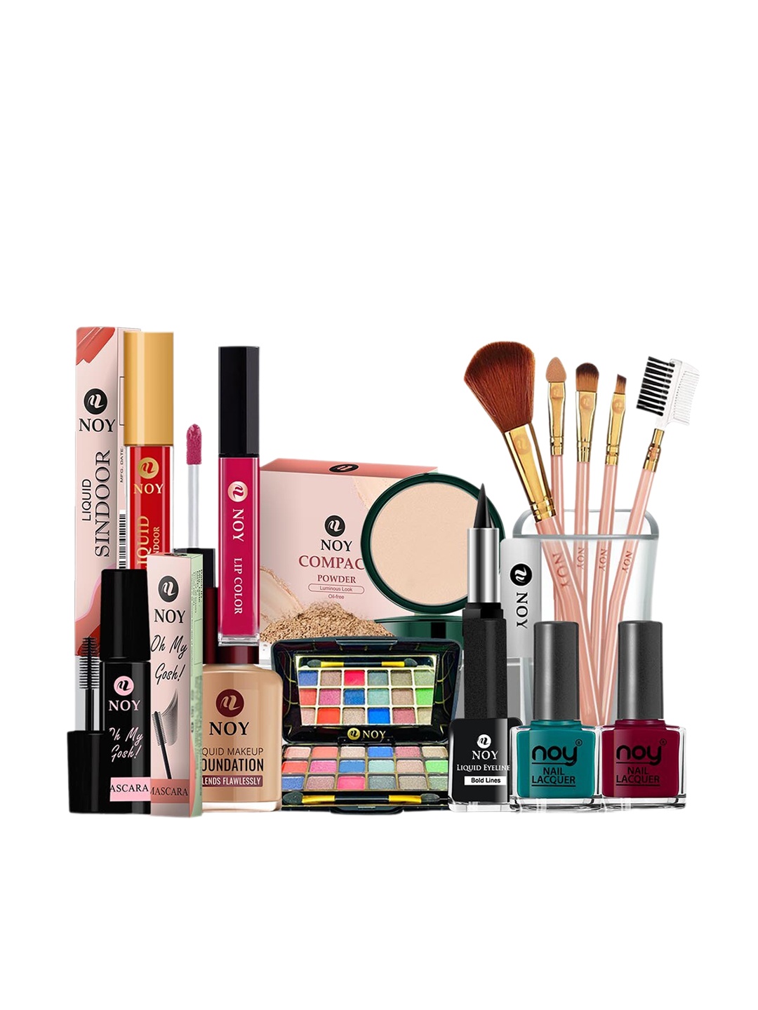 

NOY Set Of 15 Enchant Makeup Kit Combo - #321, Multi