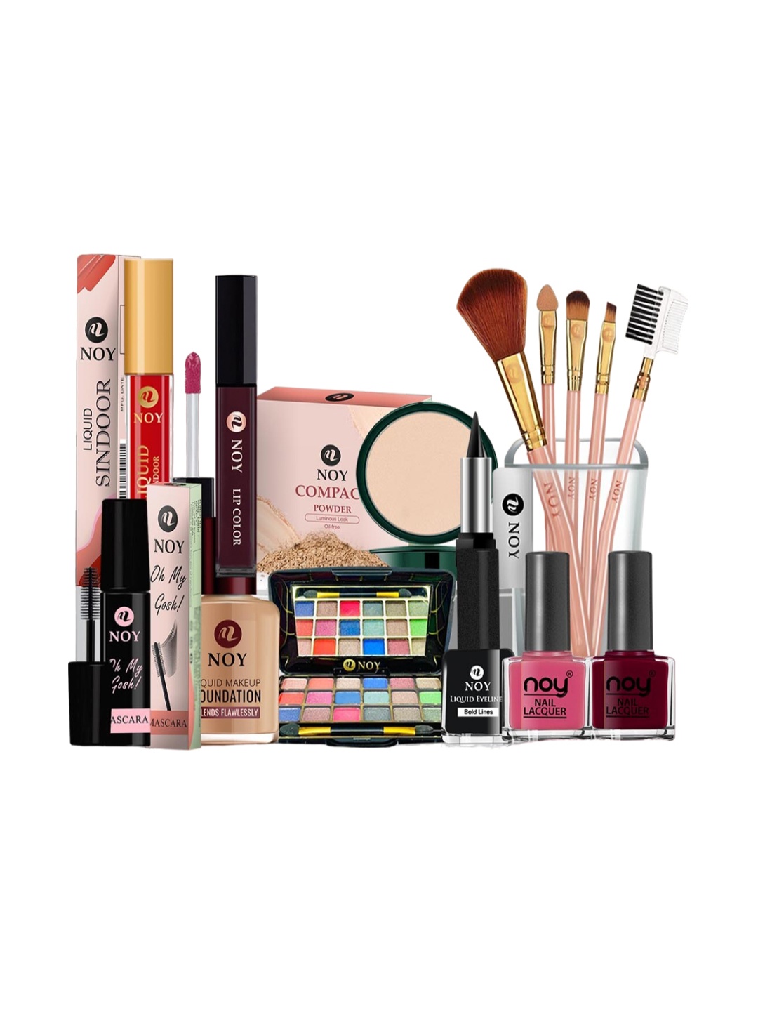 

NOY Set Of 15 Splendor Makeup Kit Combo - #209, Multi