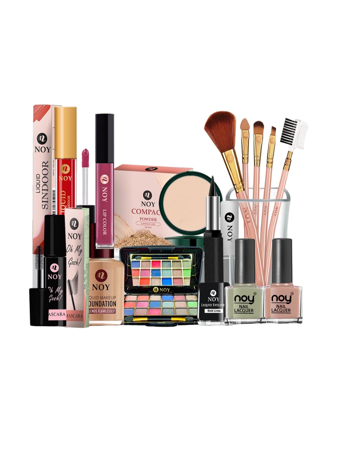

NOY Set Of 15 Serenity Makeup Kit Combo - #546, Multi