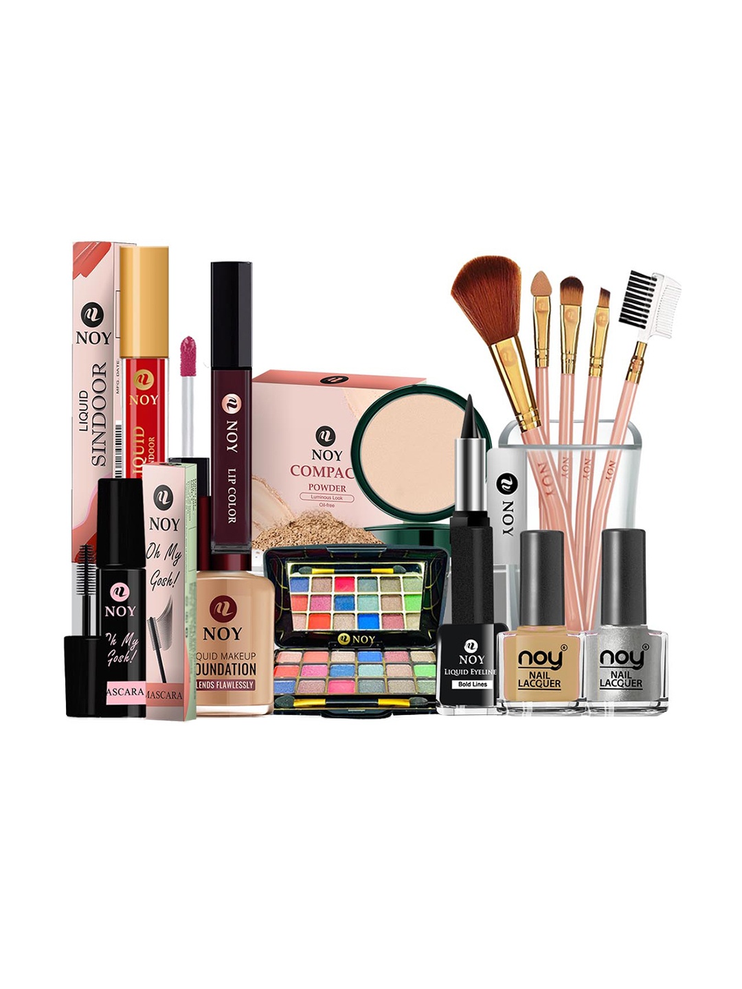 

NOY Set Of 15 Elegance Makeup Kit Combo - #169, Multi
