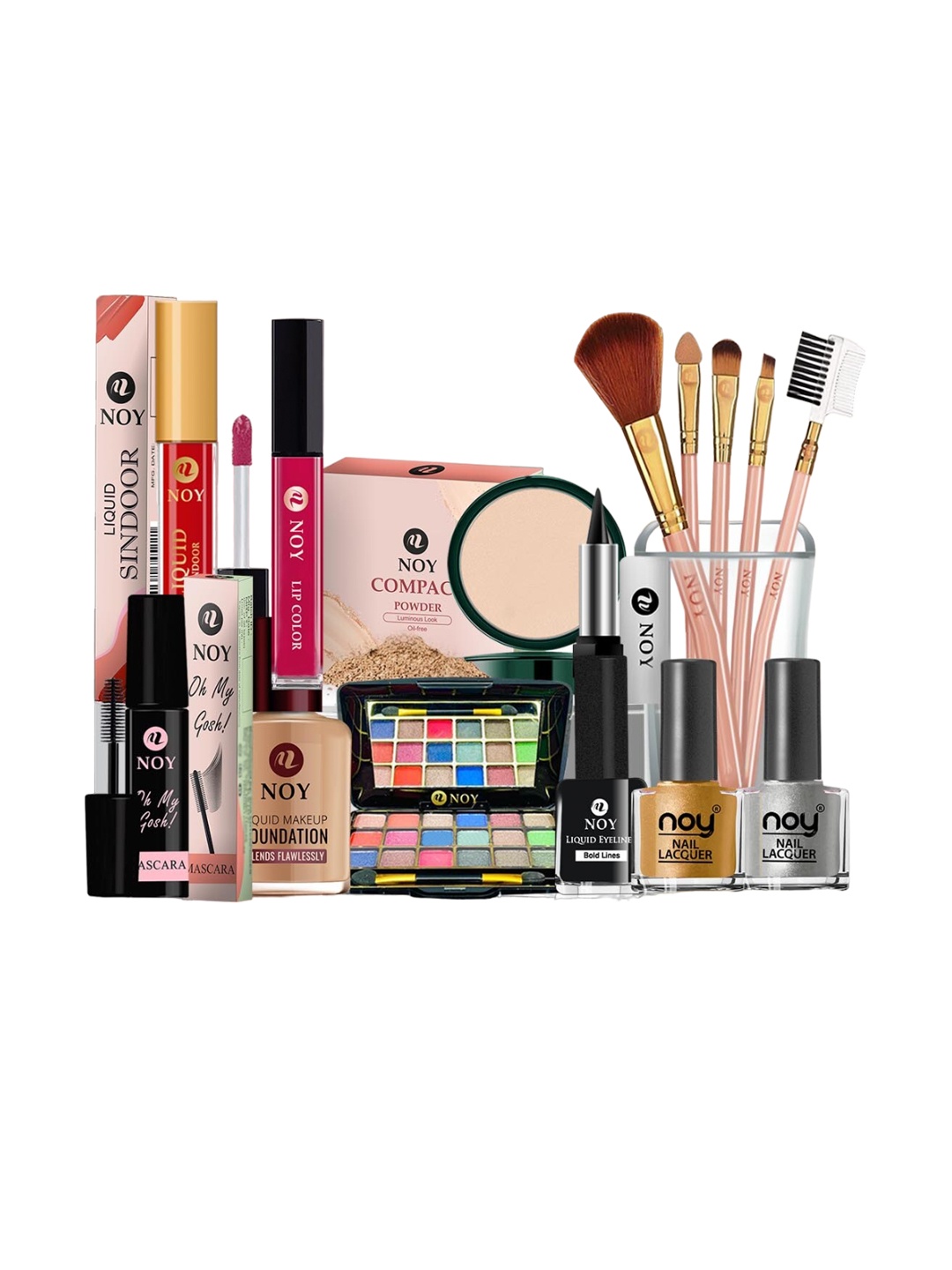 

NOY Illumination Makeup Combo - Seamless Blend Of Beauty Essentials - Combo No 588, Multi