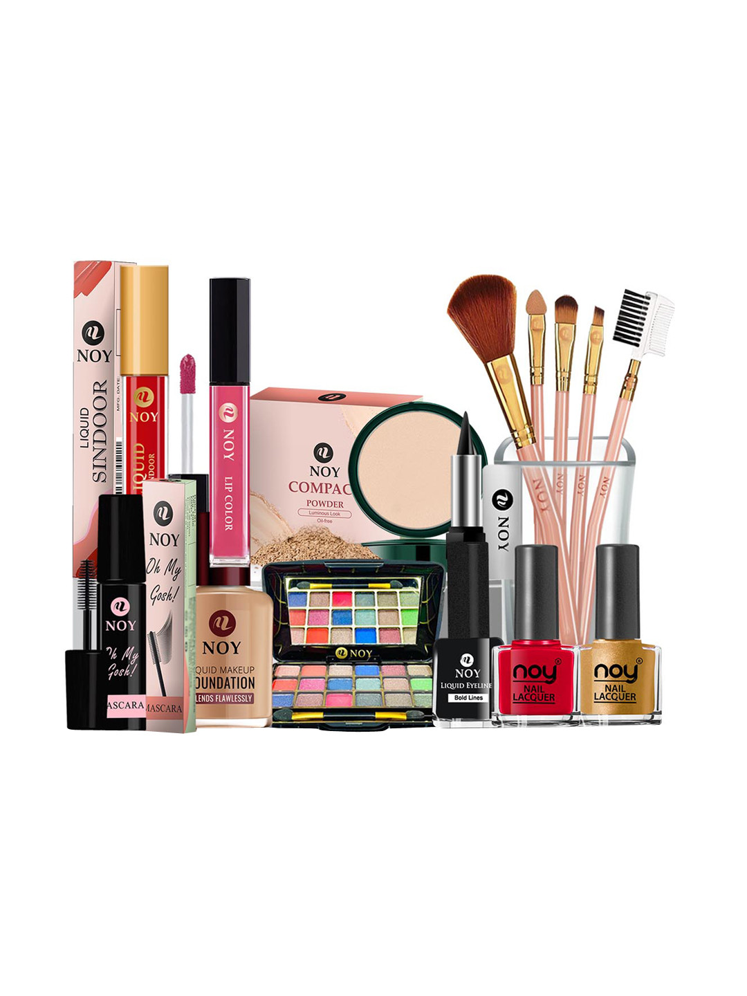 

NOY Set of 15 Temptation Make Up Kit, Red