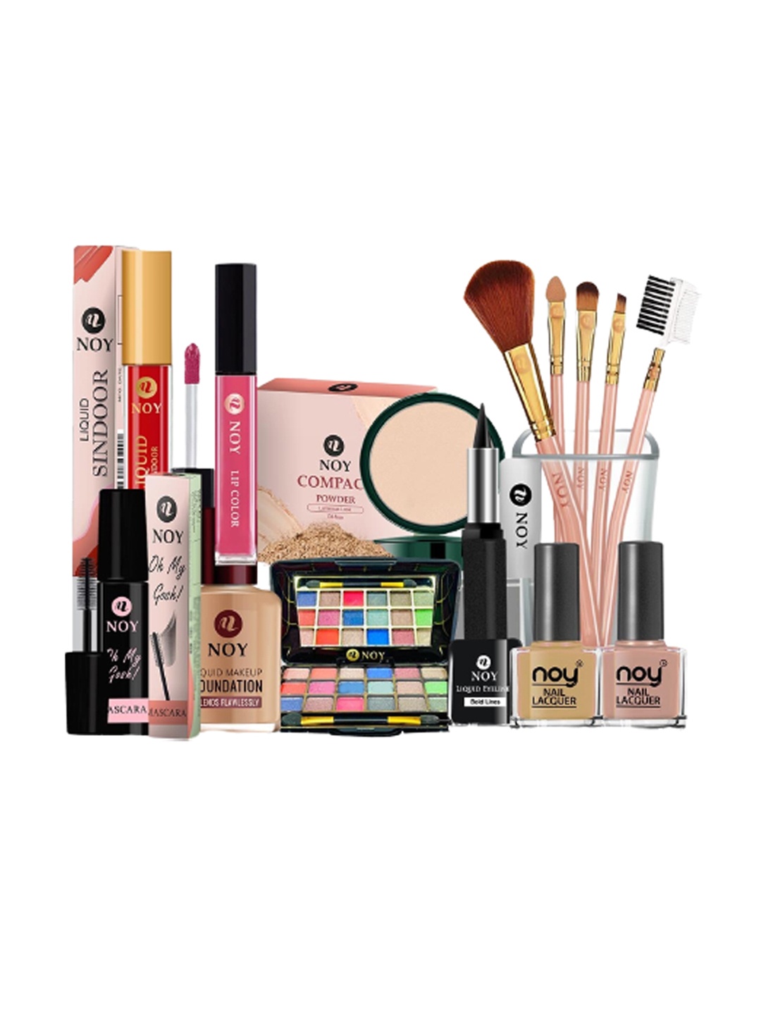 

NOY Glamour Makeup Combo- Luminous Glow In Perfect Synergy - Combo No 182, Nude