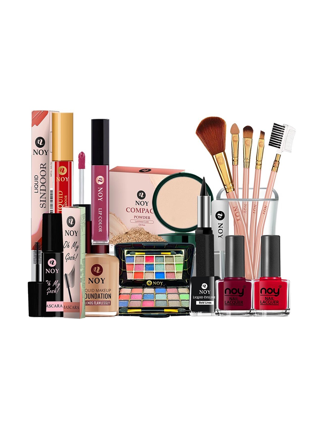 

NOY Allure Makeup Combo- Charm And Captivate With Irresistible Beauty - Combo No 474, Red