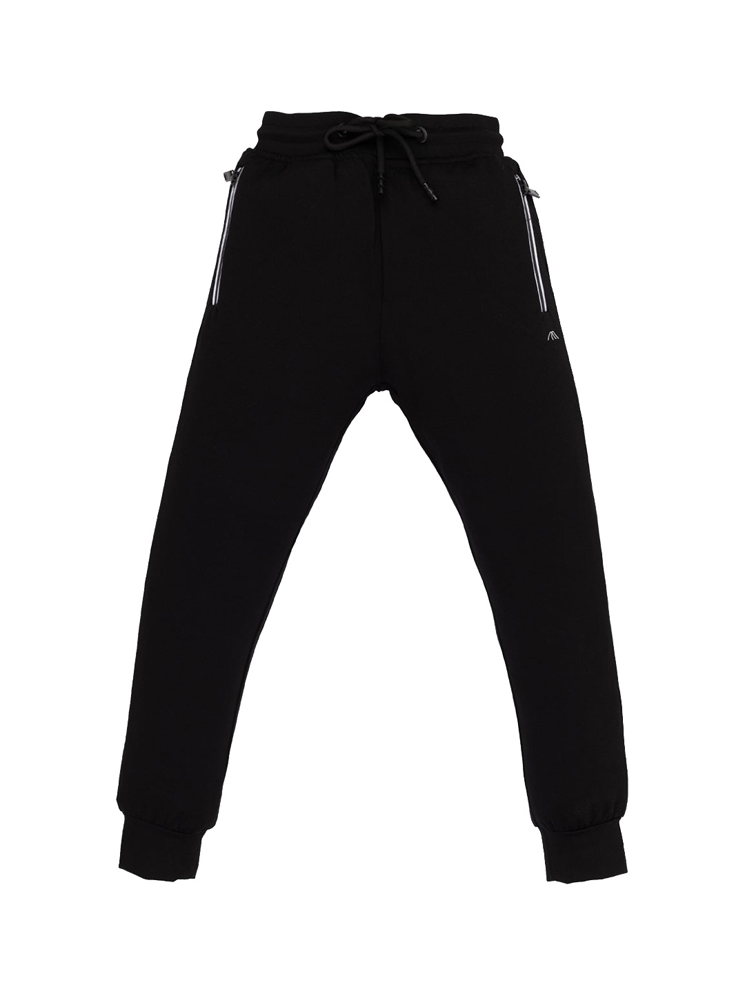 

Status Quo Boys Mid Rise Cotton Joggers, Black