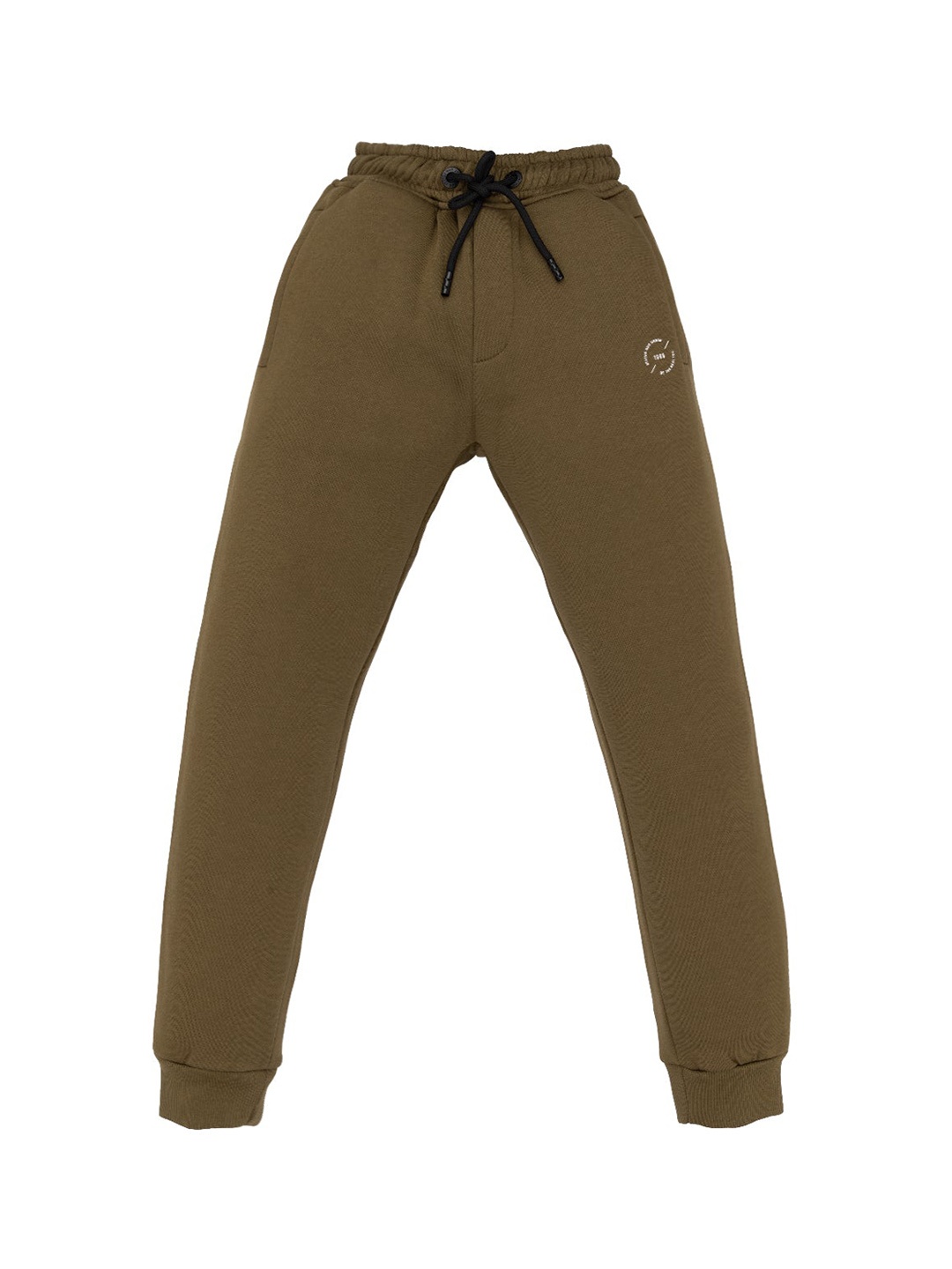 

Status Quo Boys Mid Rise Stretchable Joggers, Olive