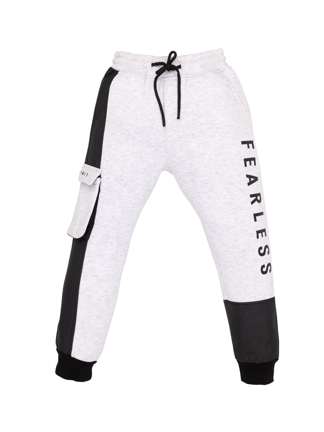 

Status Quo Boys Regular Fit Mid Rise Stretchable Joggers, Grey