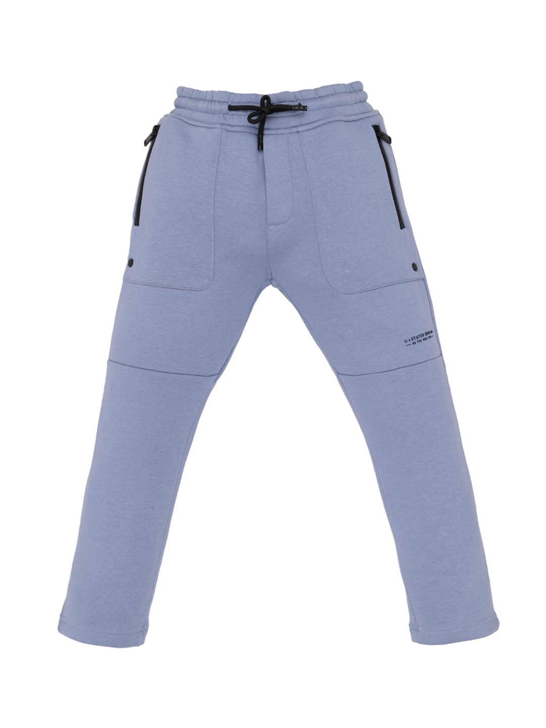 

Status Quo Boys Regular Fit Mid Rise Track Pants, Blue