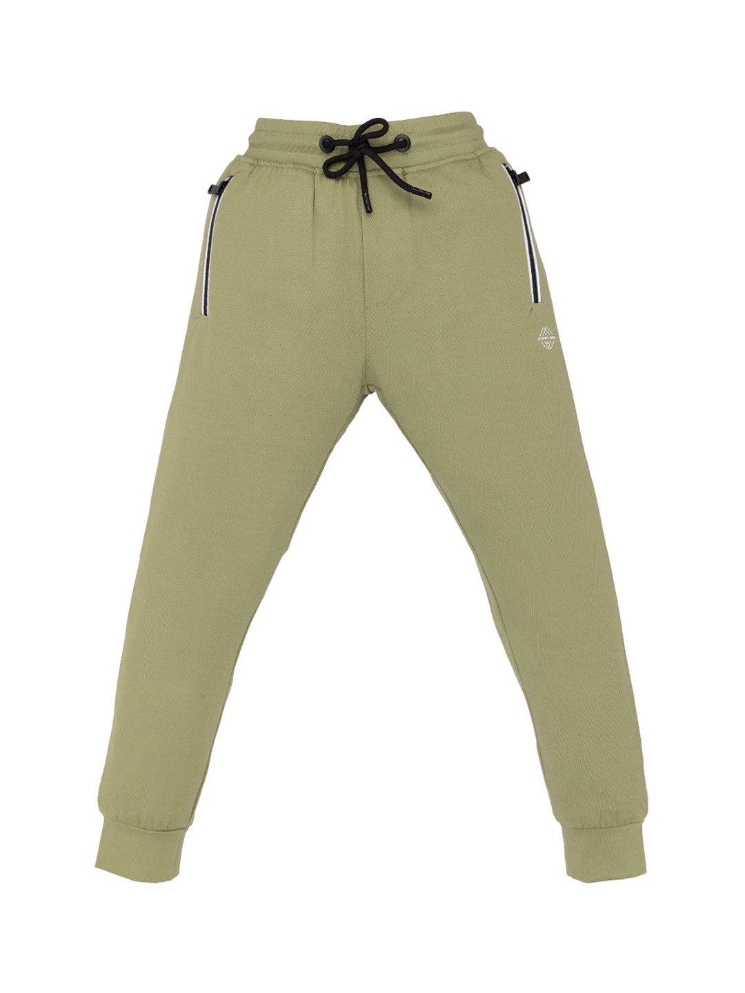 

Status Quo Boys Regular Fit Cotton Mid Rise Joggers, Green