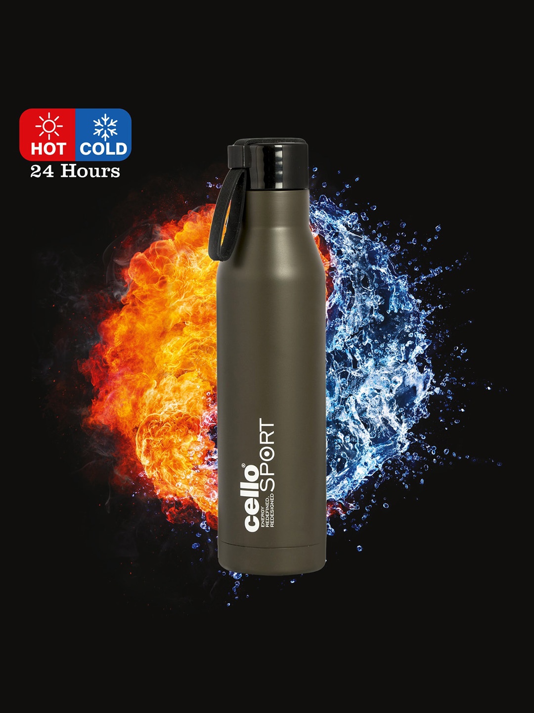 

Cello Maestro Green Double Walled Stainless Steel Water Bottle-1L