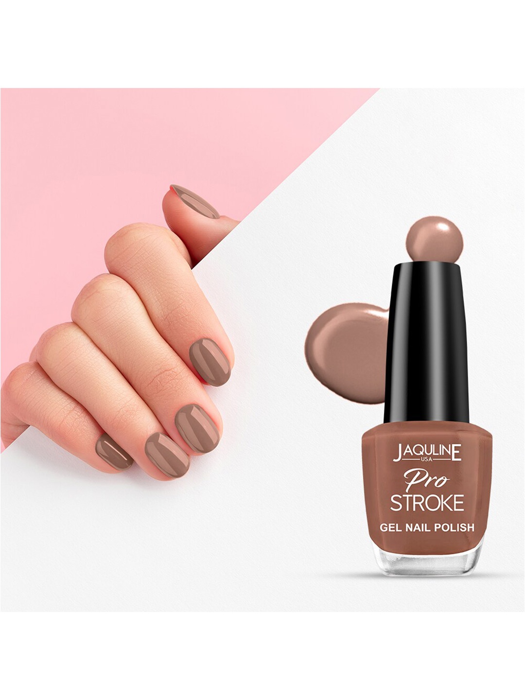 

Jaquline USA Pro Stroke Gel Nail Enamel - 15ml - Socialite, Na