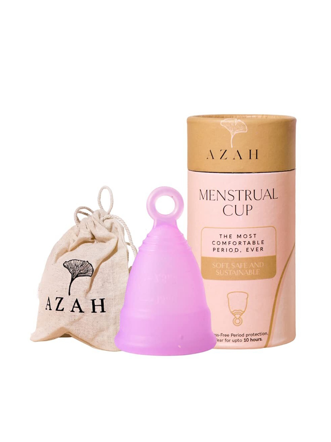 

AZAH Reuseable Menstrual Cup Odor & Rash Free, Purple