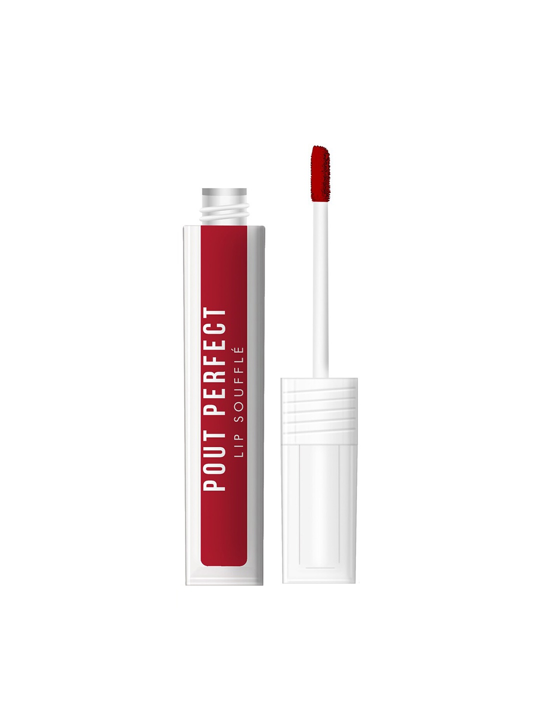 

Jaquline USA 3-In-1 Pout Perfect Lip Souffle Liquid Lipstick 6ml - Sugar Plum 03, Red