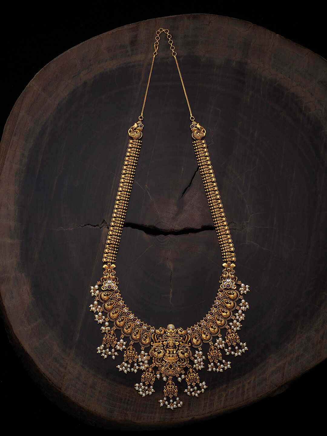 

Kushal's Fashion Jewellery Gold-Plated Beaded Necklace