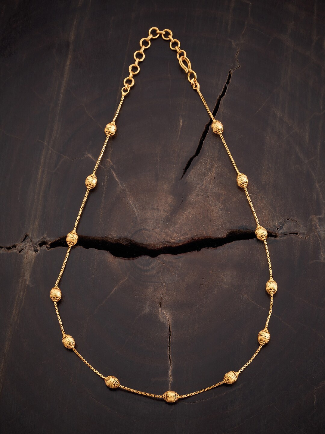 

Kushal's Fashion Jewellery Gold-Plated Antique Chain