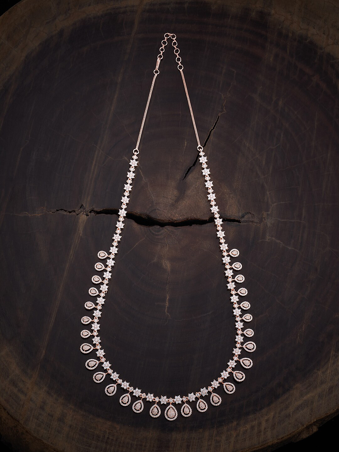 

Kushal's Fashion Jewellery Copper Rose Gold-Plated Necklace
