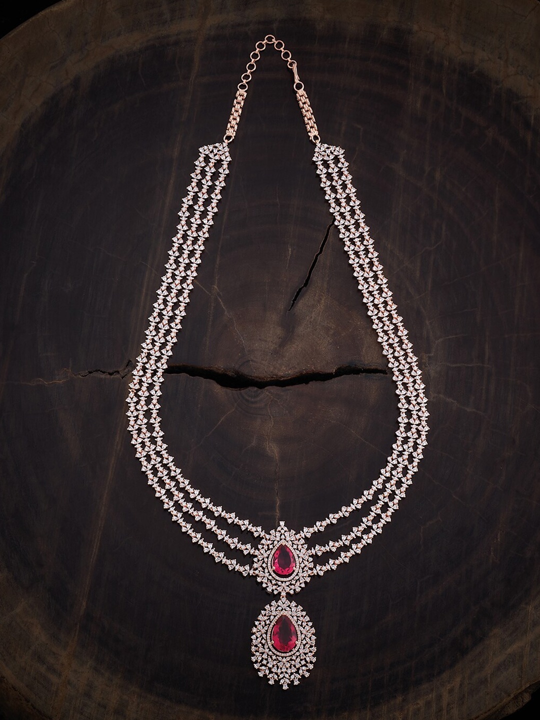 

Kushal's Fashion Jewellery Copper Rose Gold-Plated Necklace
