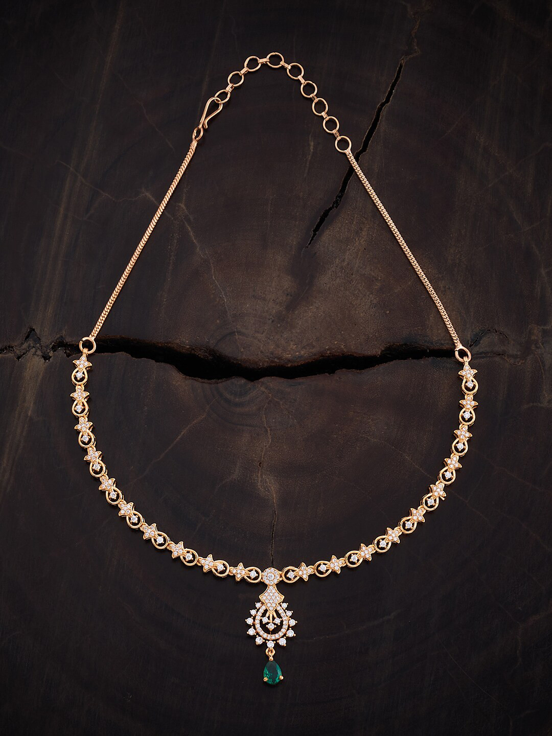 

Kushal's Fashion Jewellery Copper Gold-Plated Necklace