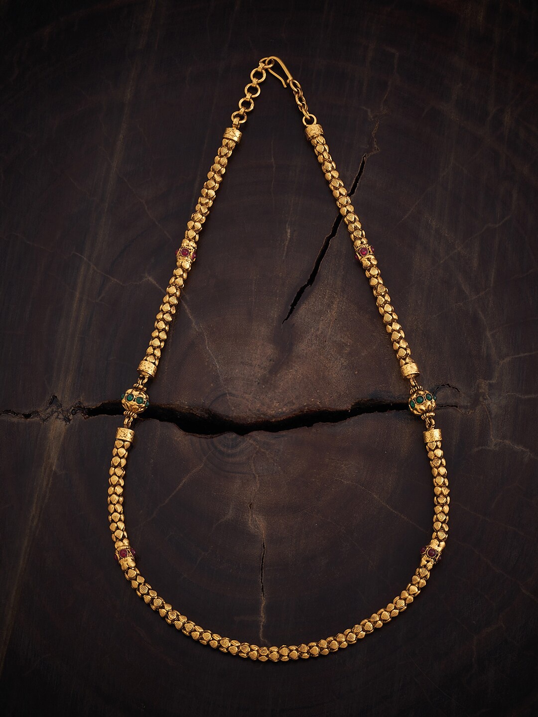 

Kushal's Fashion Jewellery 92.5 Pure Silver Gold-Plated Chain