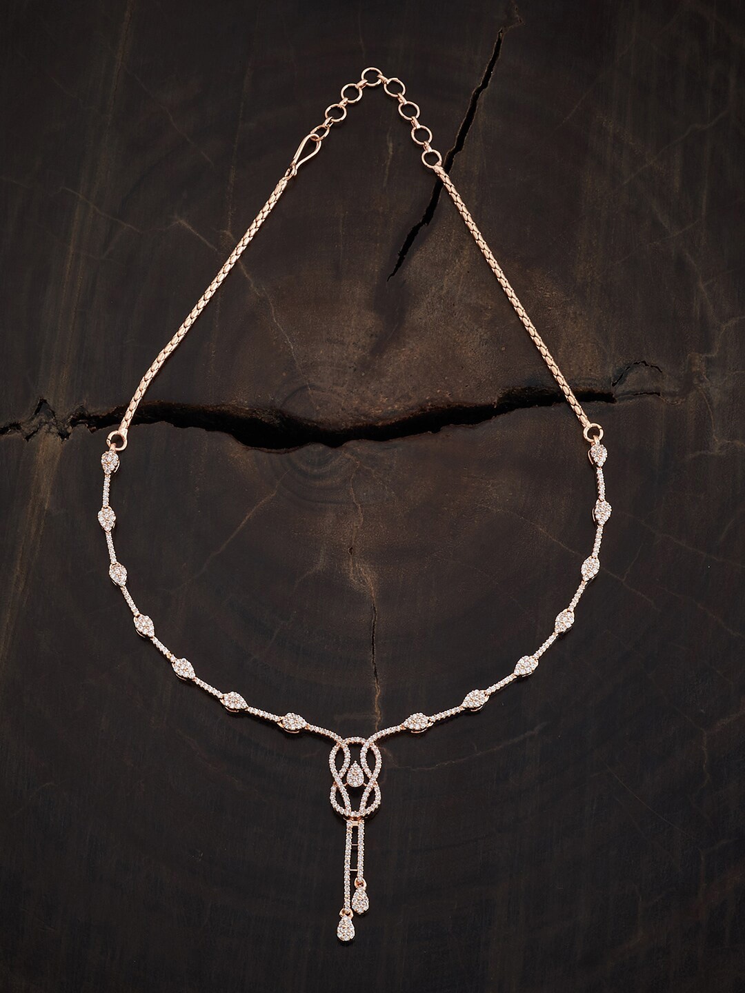 

Kushal's Fashion Jewellery Gold-Plated Copper Necklace