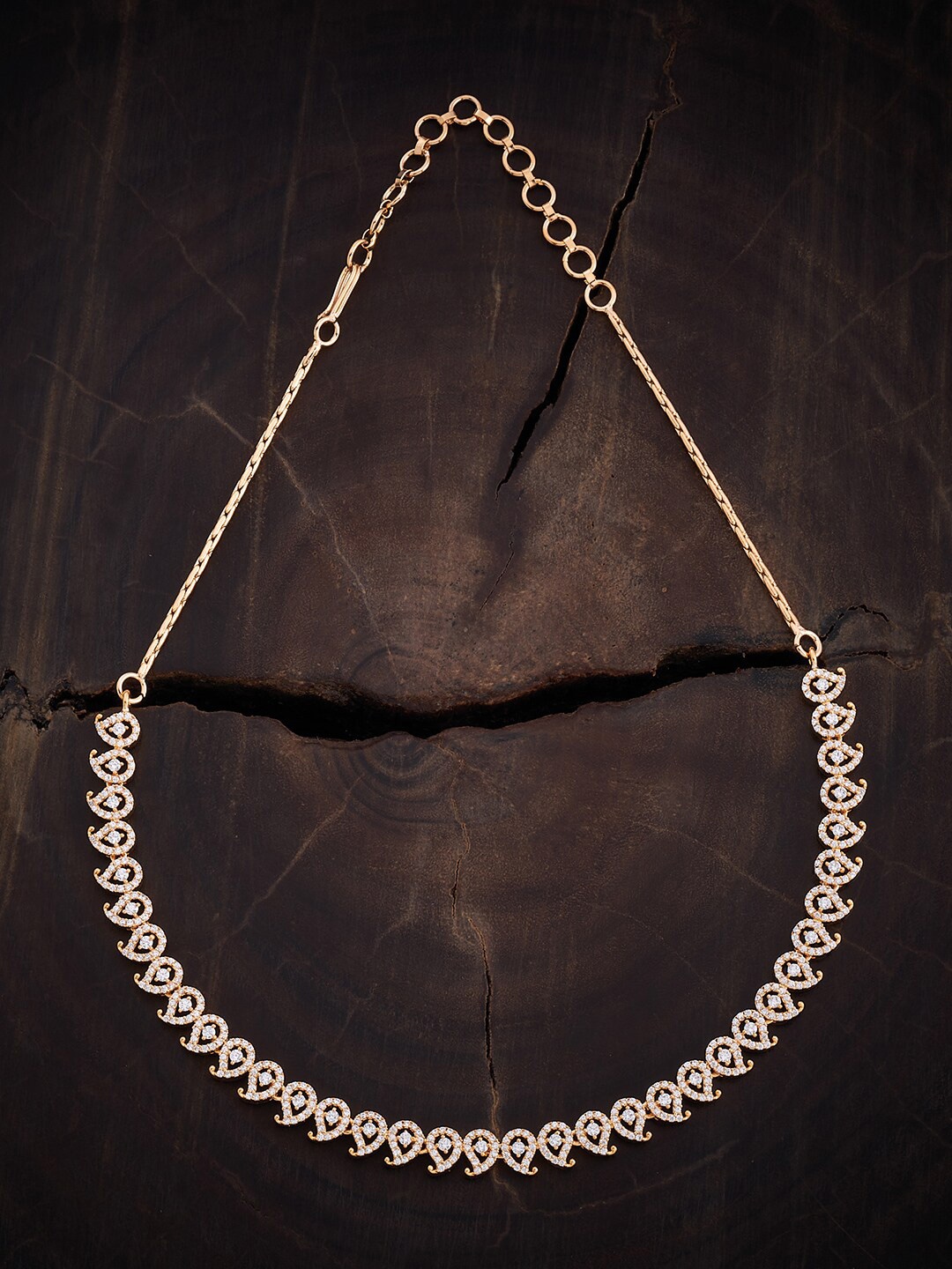 

Kushal's Fashion Jewellery Gold-Plated Copper Necklace