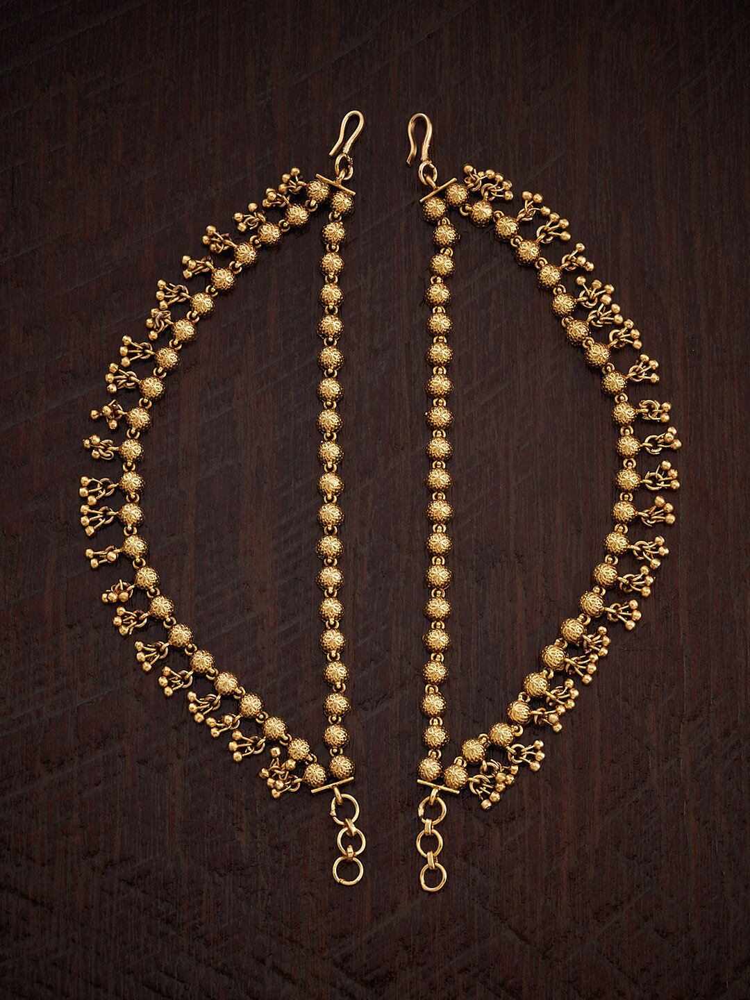

Kushal's Fashion Jewellery Gold-Plated Antique Matil