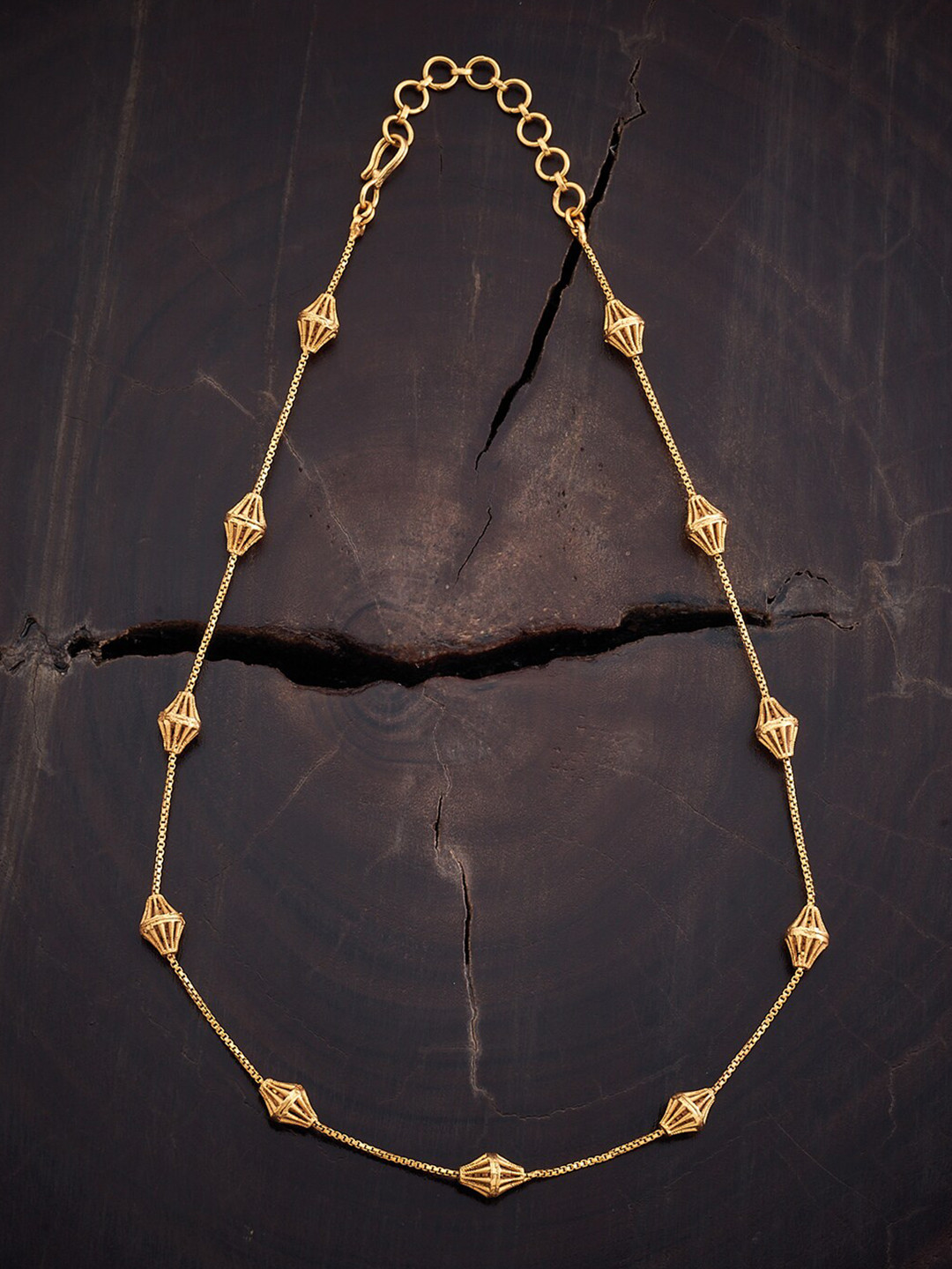 

Kushal's Fashion Jewellery Gold-Plated Copper Antique Chain