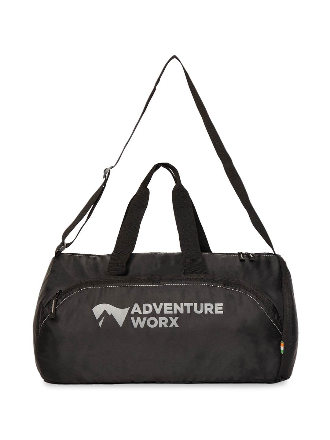 

ADVENTURE WORX Printed Duffel Bag, Black