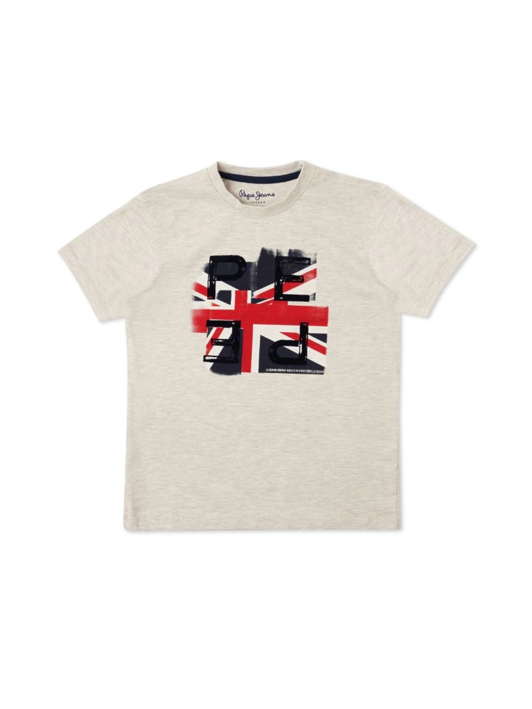 

Pepe Jeans Boys Typography Printed Pure Cotton T-shirt, White