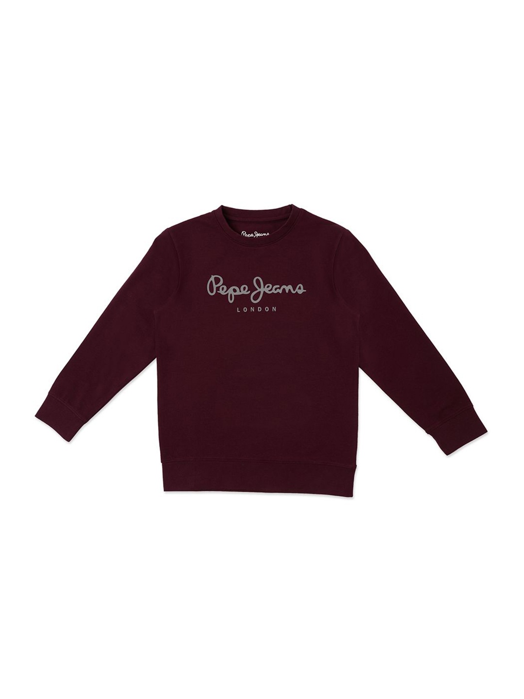 

Pepe Jeans Boys Typography Printed Regular Fit Cotton T-shirt, Maroon