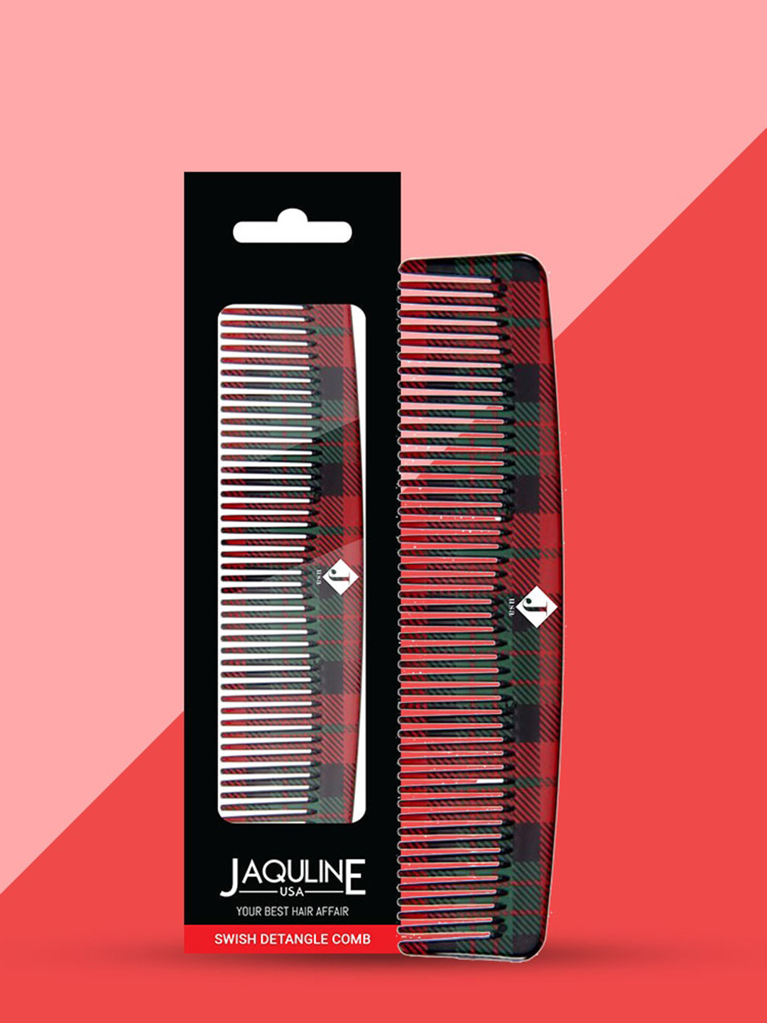 

Jaquline USA Swish Detangling Vent Comb, Black