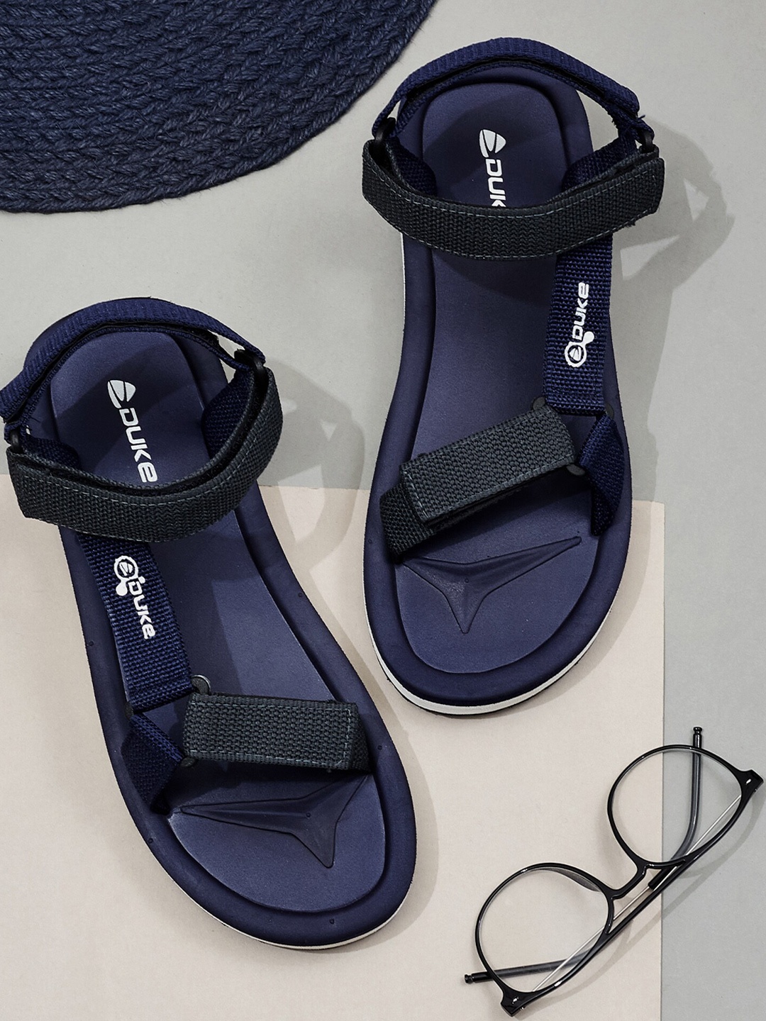 

Duke Men Sandals, Navy blue