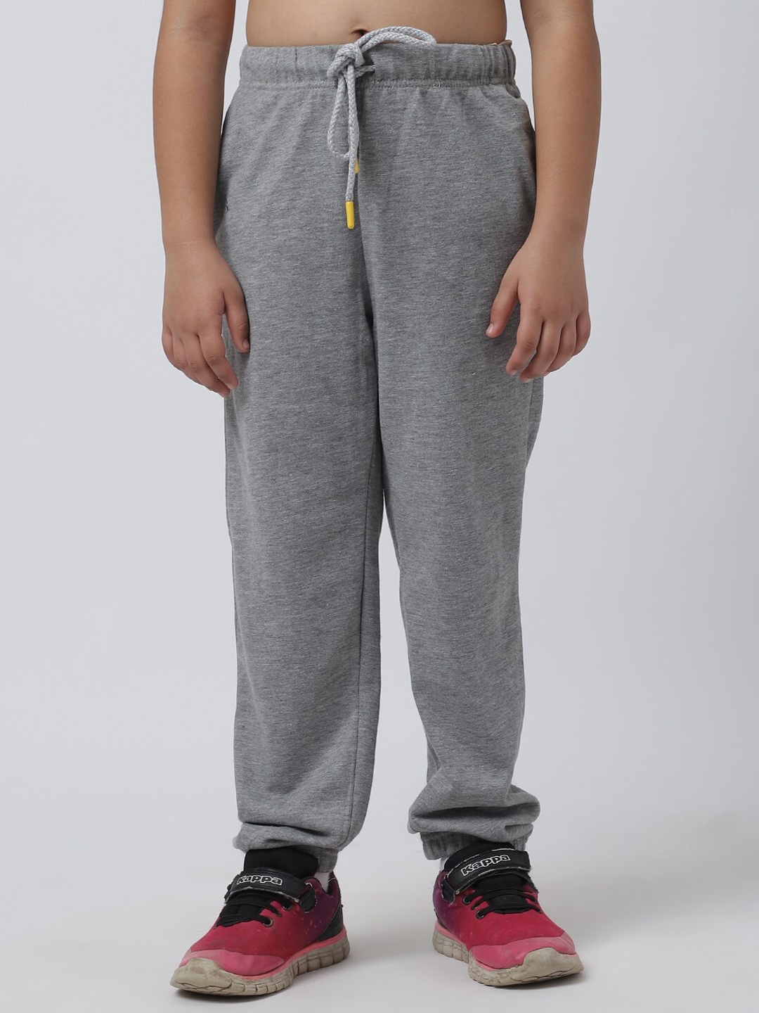 

Rute Girls Cotton Mid-Rise Regular Fit Joggers, Grey