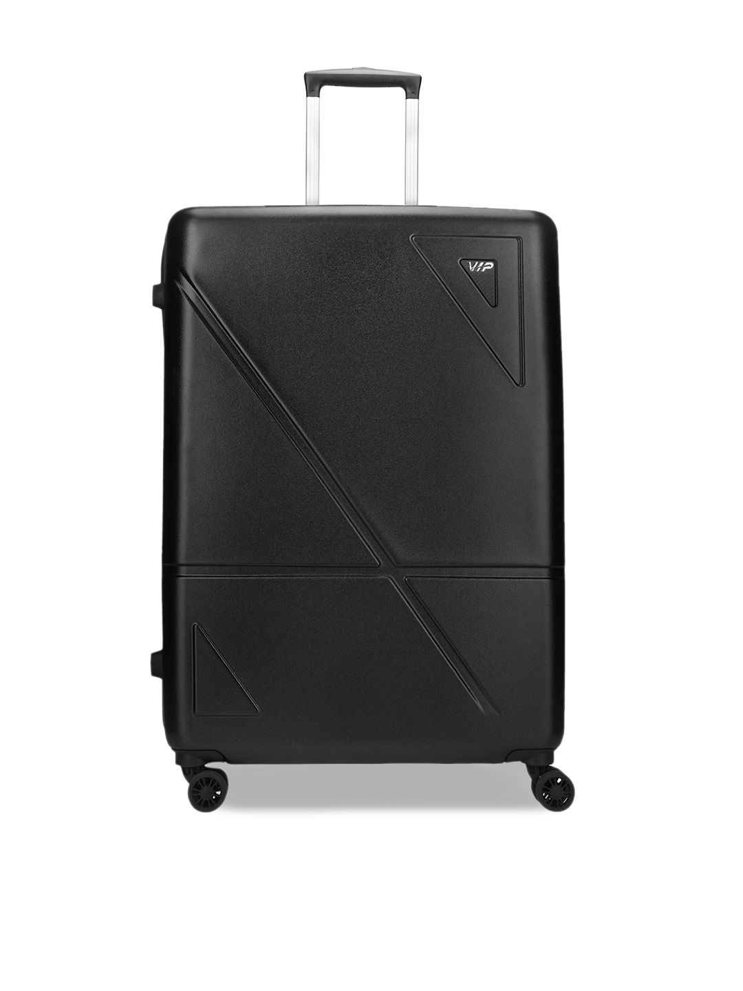 

VIP Tsquare Textured Hard-Sided Trolley Suitcase- 80, Black