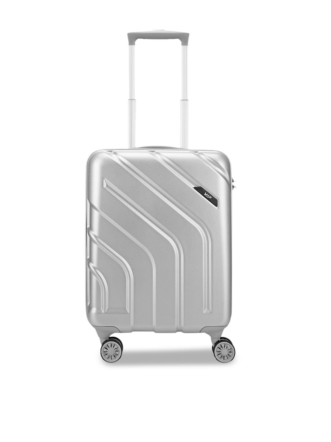 

VIP Speedaway Textured Hard-Sided Trolley Suitcase- 55, Silver