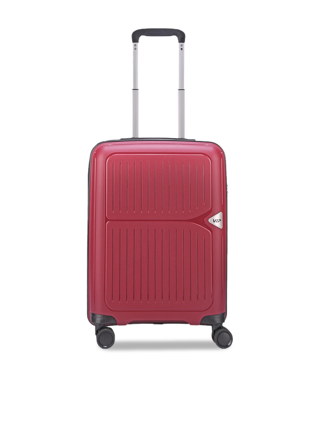 

VIP Locus Hyp Textured Hard-Sided Trolley Suitcase- 55, Maroon