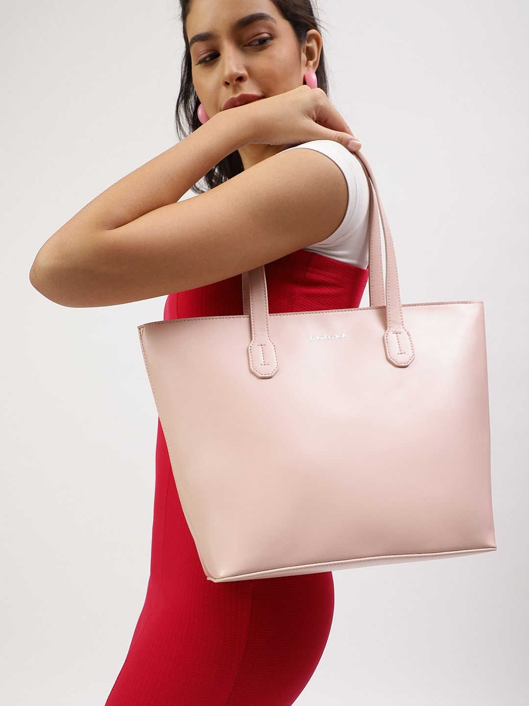 

Fastrack Women College Tote Bag, Pink
