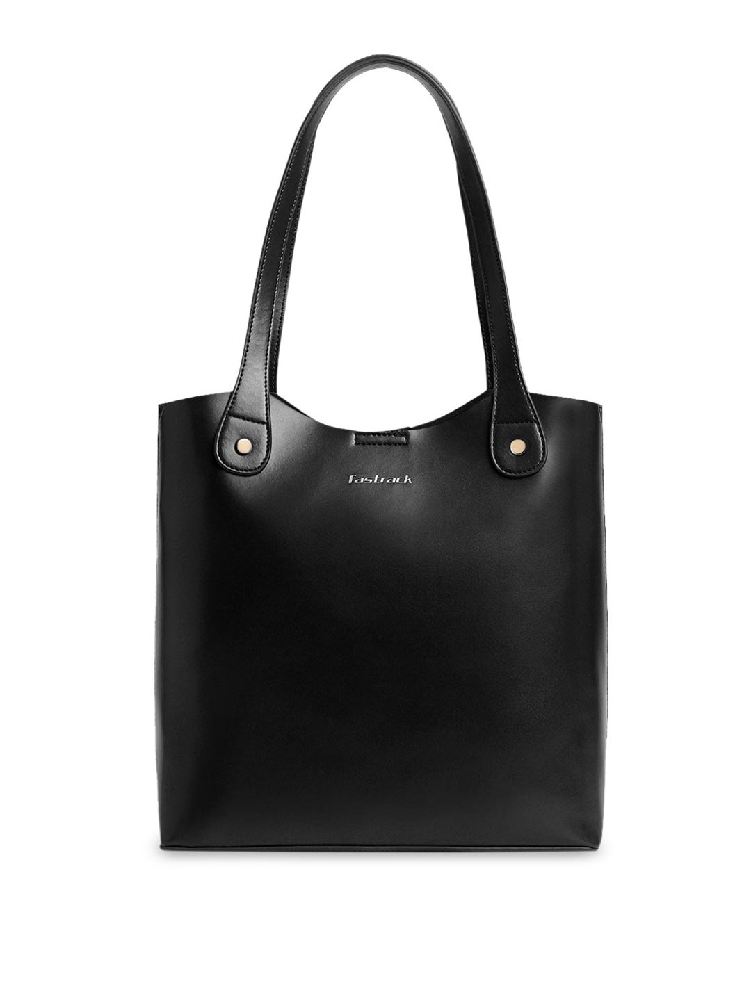 

Fastrack Black Structured Tote Bag