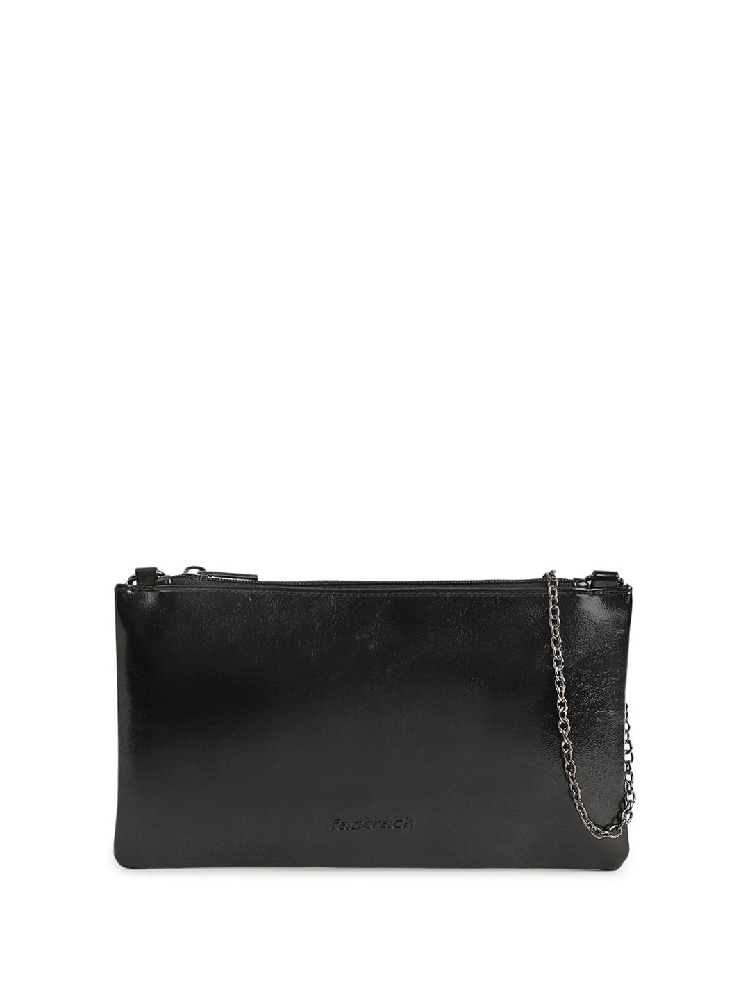 

Fastrack PU Structured Sling Bag, Black
