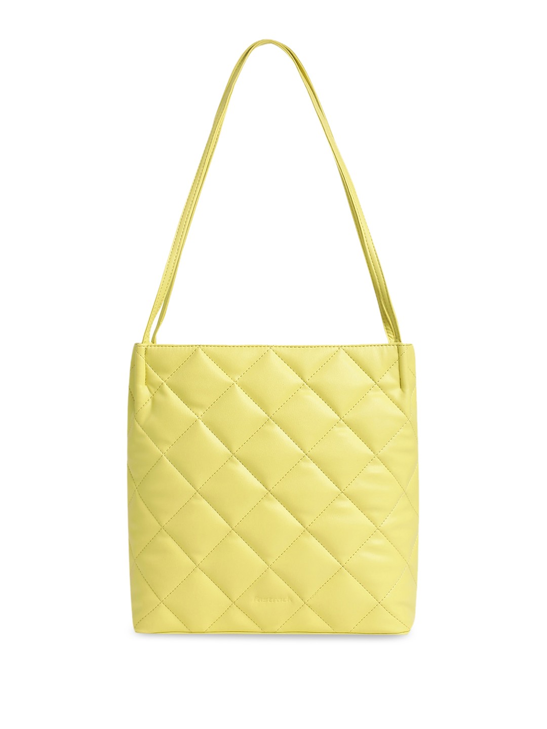 

Fastrack Textured Structured Quilted Shoulder Bag, Green
