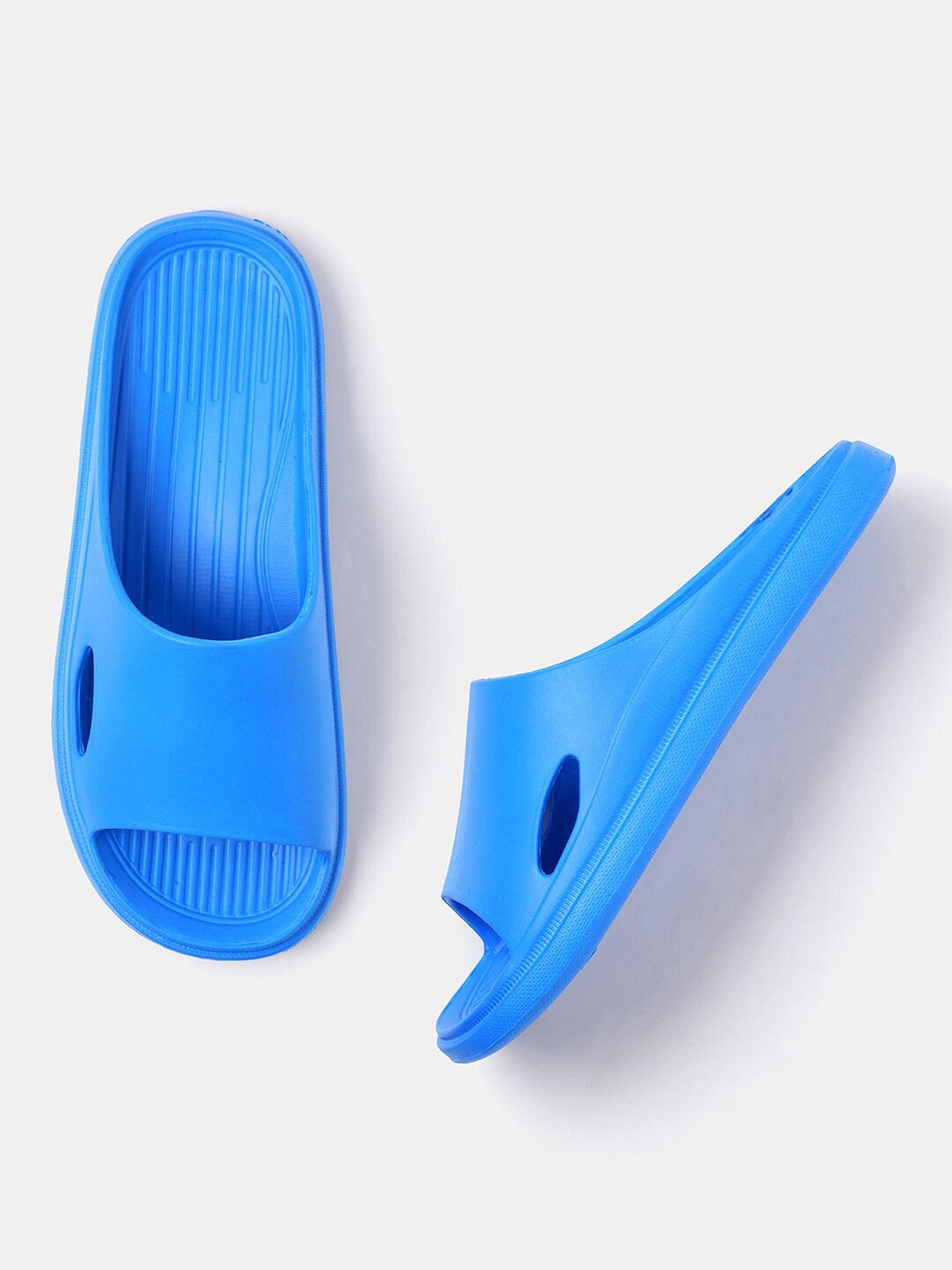 

R&B Men Rubber Sliders, Blue