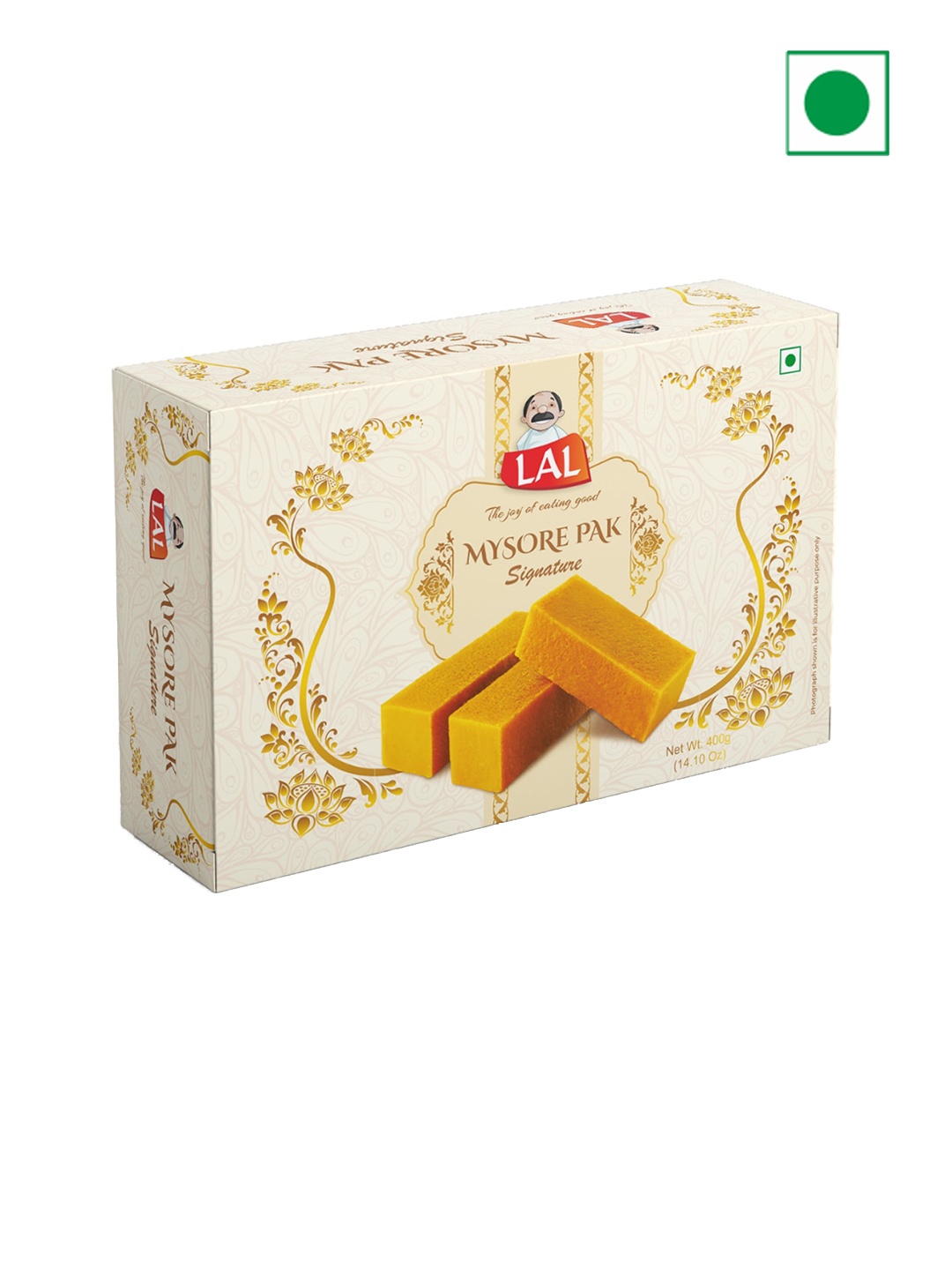 

LAL Sweets Mysore Pak Signature- 800g, Red