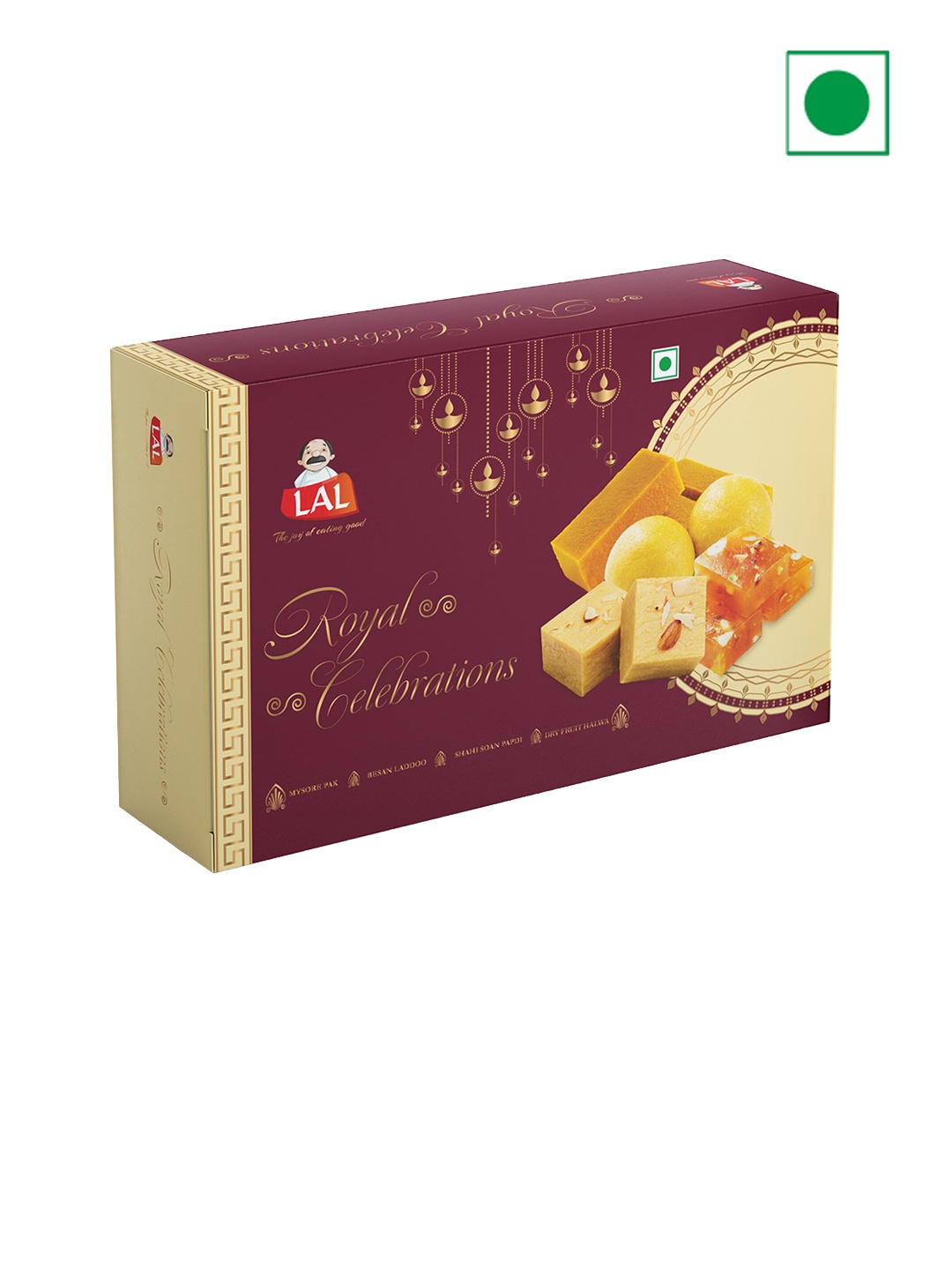

LAL Sweets Royal Celebration-800 gms, Brown
