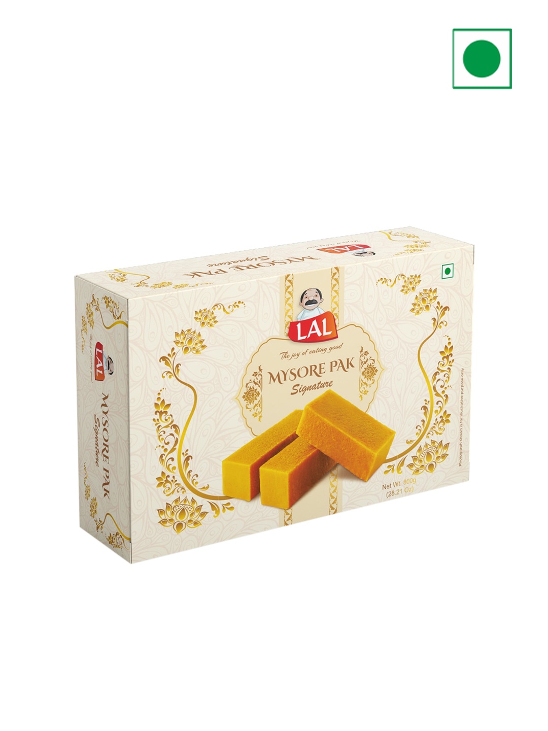 

LAL Sweets Mysore Pak Signature - 400 gms, Beige