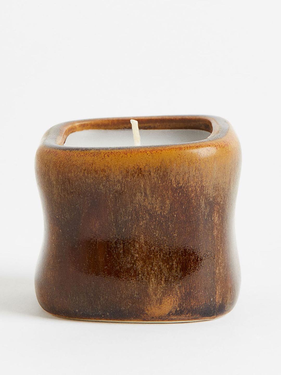 

H&M Brown Scented Candle & Ceramic Holder