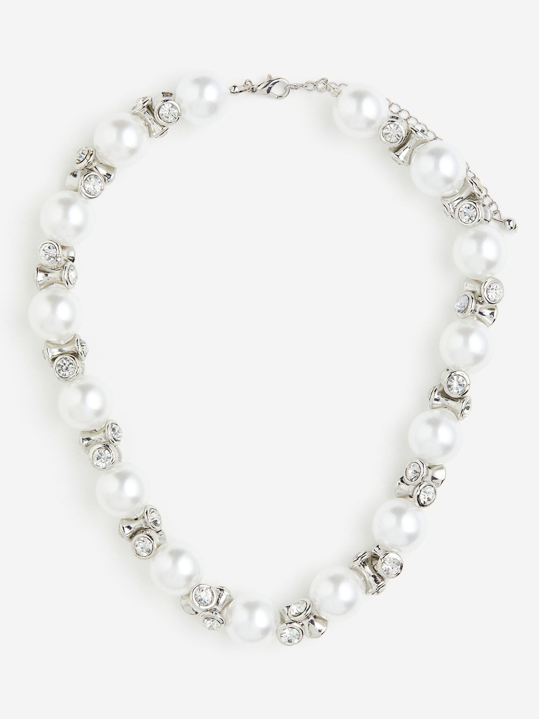 

H&M Short Beaded Necklace, White